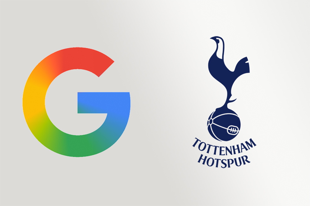 Google and Spurs logos