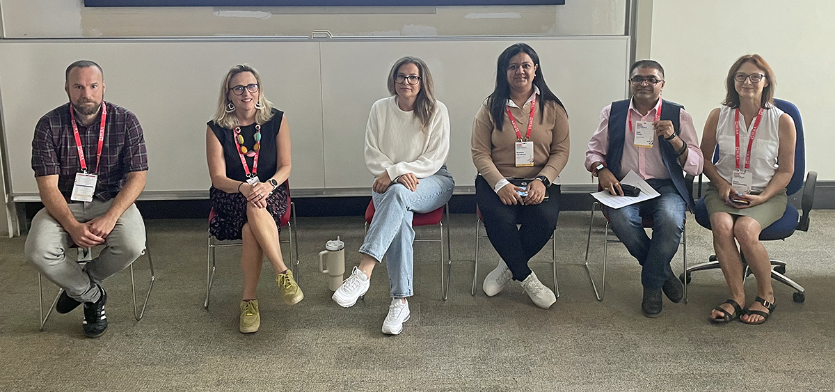 group of conference attendees