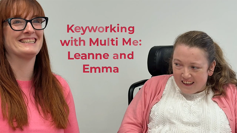 woman with keyworker