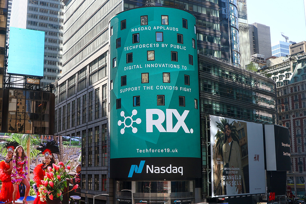 Rix lights up Times Square