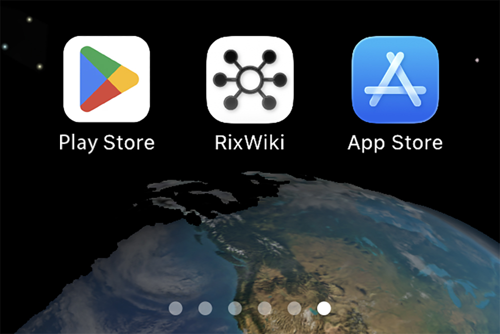 smartphone screen showing apps