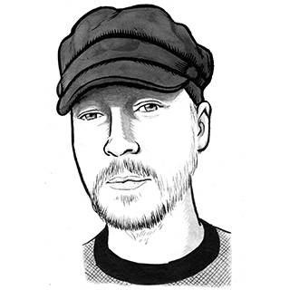 headshot of man wearing cap