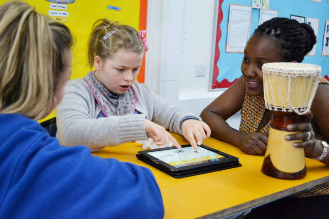 Charlton Park learner shows her Rix Wiki