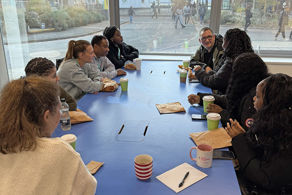 group around table
