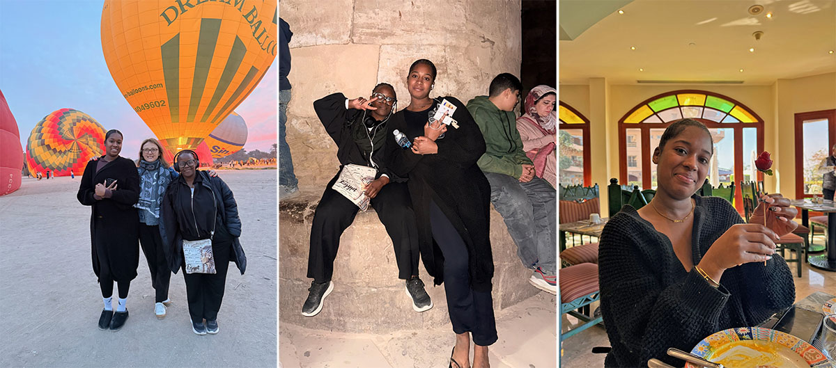 collage of photos of Egypt