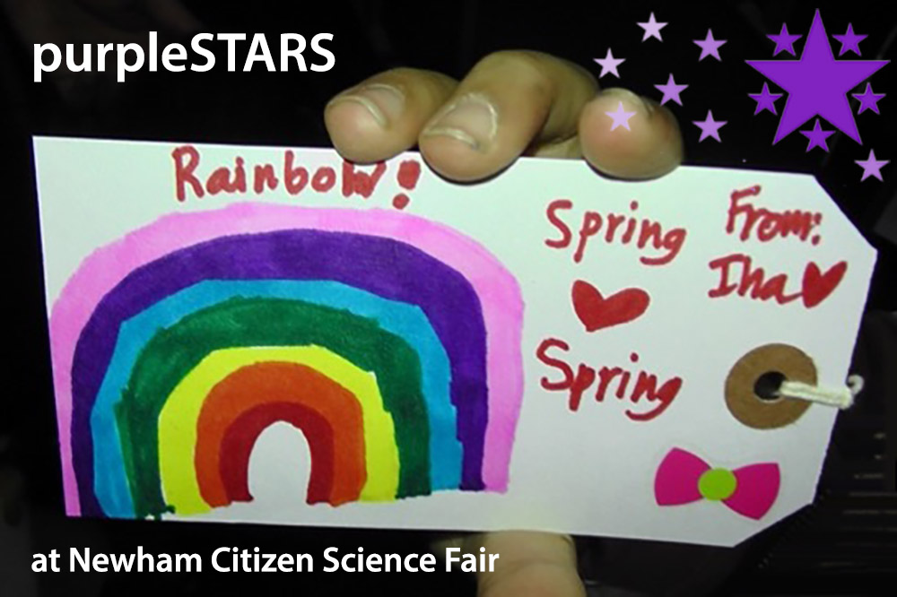 purpleSTARS at the Newham Citizen Science Fair