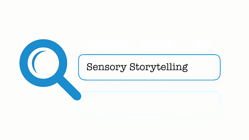 front screen of sensory storytelling case study